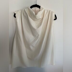 Zara High Neck Blouse, M, New w/Tags
